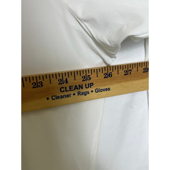 Mizzen + Main White Leeward Button Up Long Sleeve Men’s XL No-Iron Shirt Travel - Picture 5 of 7